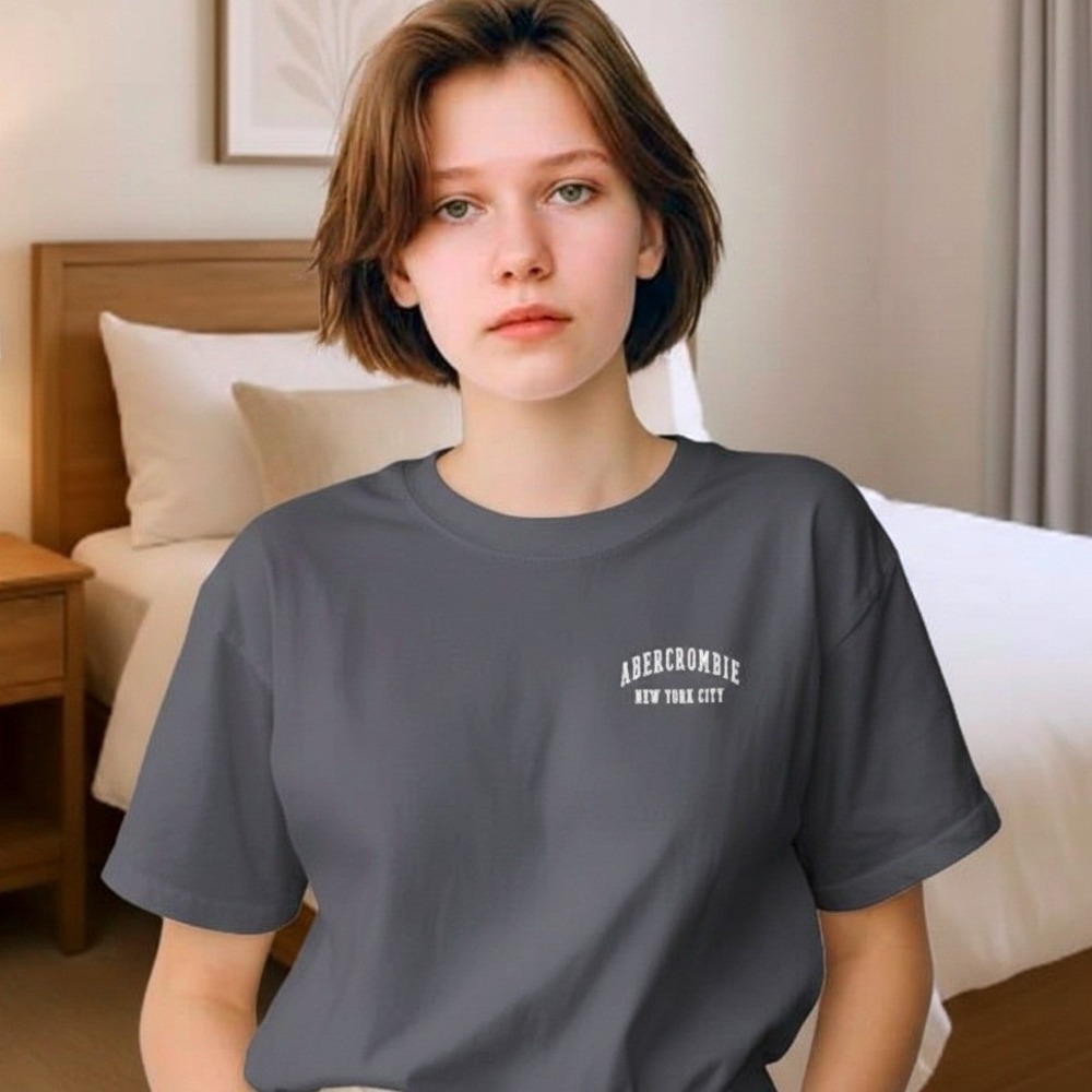 Abercrombie Kids Blue Graphic T Shirt Sleepwear Size 9/10 Flame Resistant